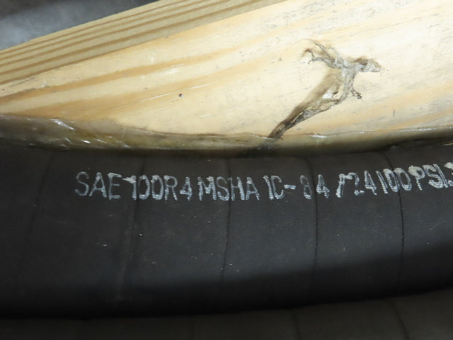 Weatherhead H03932 Coll-O-Crimp Braided Rubber Hydraulic Suction Hose 2" ID x48'