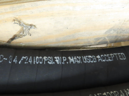 Weatherhead H03932 Coll-O-Crimp Braided Rubber Hydraulic Suction Hose 2" ID x48'