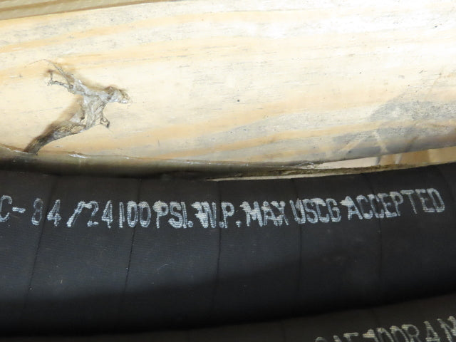 Weatherhead H03932 Coll-O-Crimp Braided Rubber Hydraulic Suction Hose 2" ID x48'