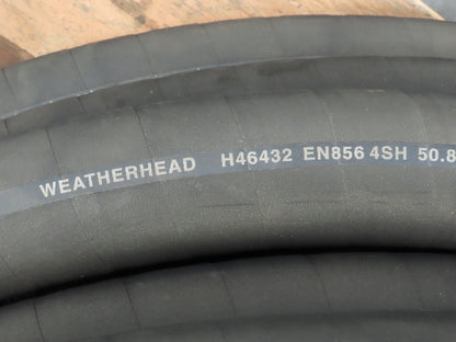 Weatherhead H46432 High Pressure Rubber Hydraulic Spiral Hose 2" ID x 120'