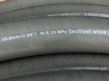 Weatherhead H46432 High Pressure Rubber Hydraulic Spiral Hose 2" ID x 120'