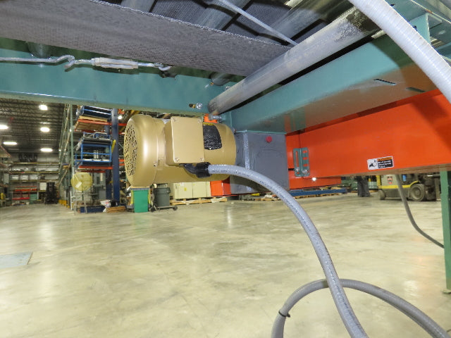 Roach 24"x 11' 6" Belt Drive Live Roller Accumulation Conveyor 21"BF w/Gate