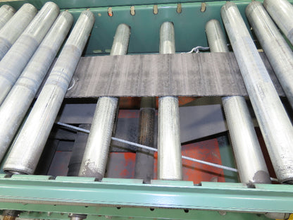 Roach 24"x 11' 6" Belt Drive Live Roller Accumulation Conveyor 21"BF w/Gate