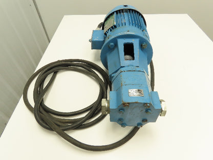 Delta Power Hydraulic D49 Pump Motor 3Hp 1750 RPM 460V 3PH 182TC 33 GPM