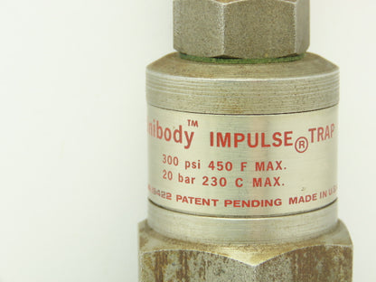 Yarway 730/740 CL Unibody Impulse Steam Trap Valve 3/4" NPT 300 PSI
