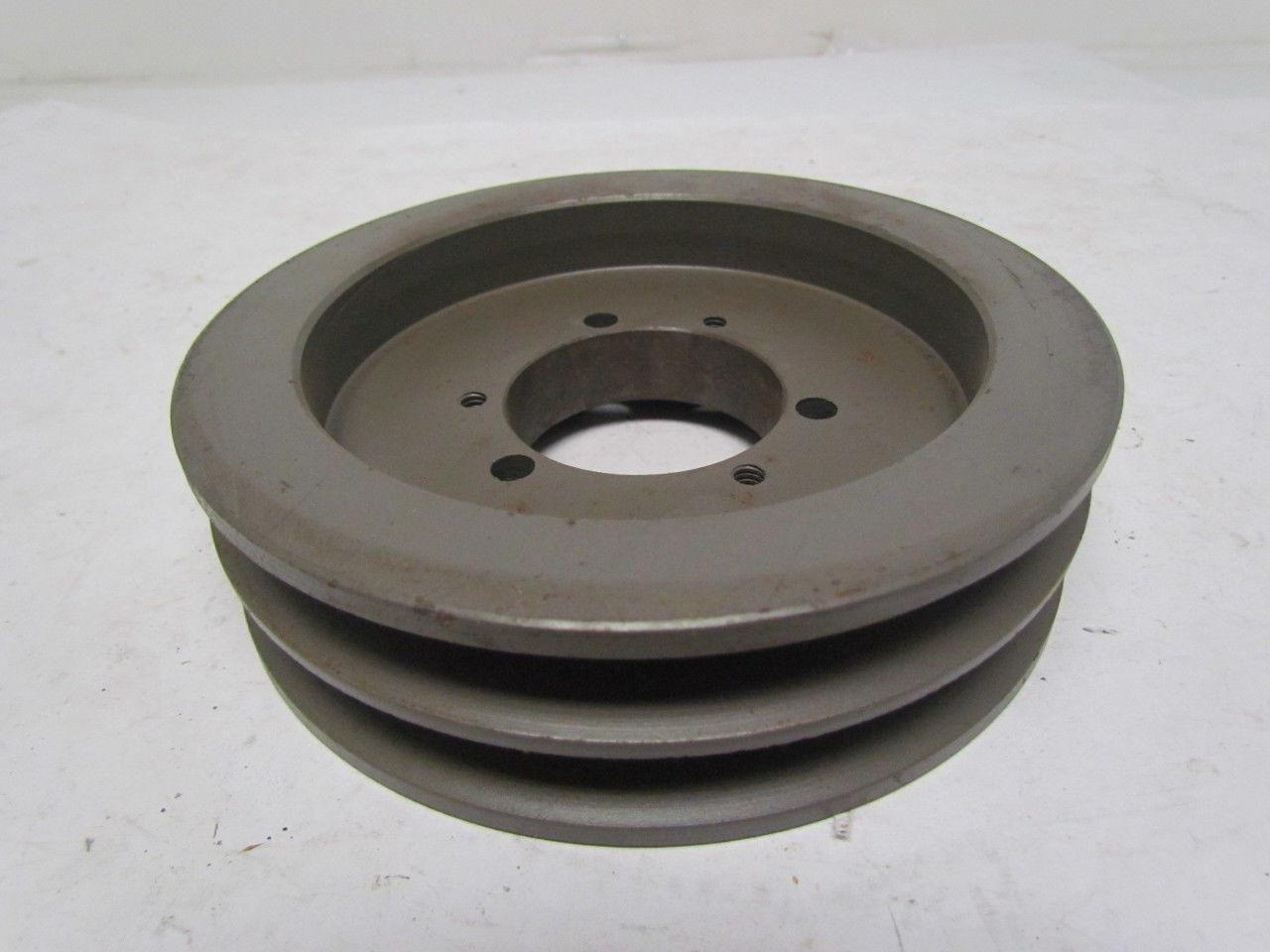 TB Woods 6 2X2BSDS 2-Groove Pulley Sheave A-B V-Belt 6.625"OD QD SDS Bushed