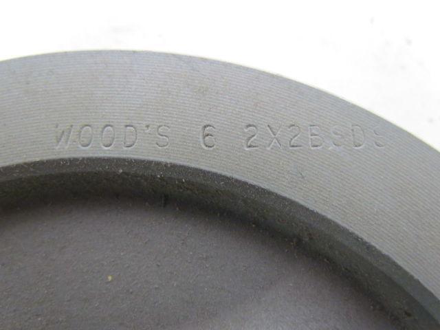 TB Woods 6 2X2BSDS 2-Groove Pulley Sheave A-B V-Belt 6.625"OD QD SDS Bushed
