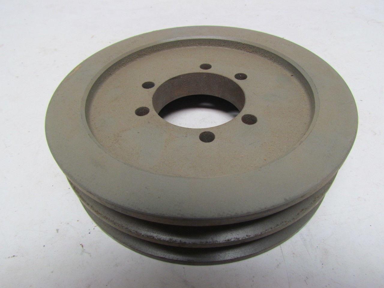 TB Woods 6 2X2BSDS 2-Groove Pulley Sheave A-B V-Belt 6.625"OD QD SDS Bushed