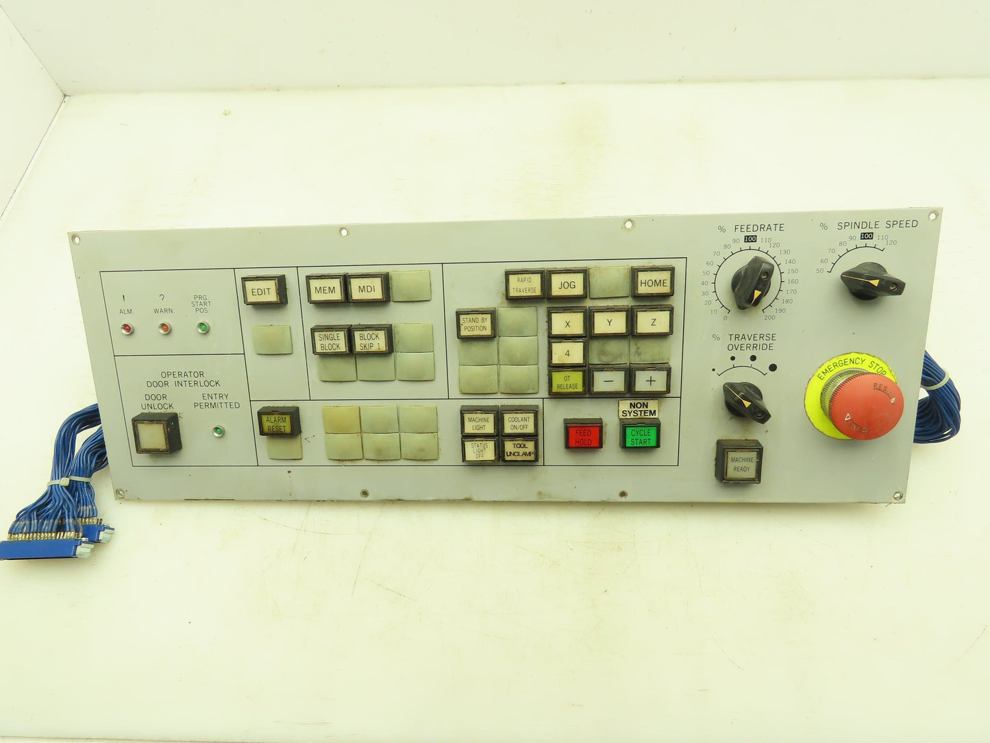 Makino CNC Interface Operator Keyboard Panel Spindle Drive Control