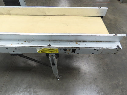 Emi Plastics ADF-18-8-40 Belt Conveyor 18" x 8' Long 19.5"Belt  *NO DRIVE*