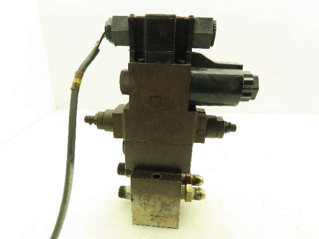 Daikin KSO-G02-3BP-30-NR Hydraulic Directional Solenoid Check Valve Stack 24VDC