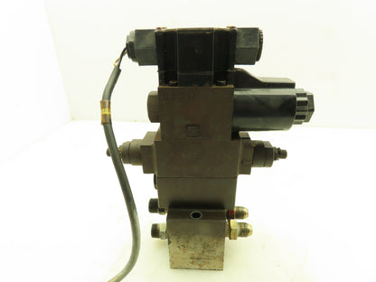 Daikin KSO-G02-3BP-30-NR Hydraulic Directional Solenoid Check Valve Stack 24VDC