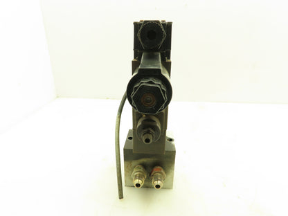 Daikin KSO-G02-3BP-30-NR Hydraulic Directional Solenoid Check Valve Stack 24VDC