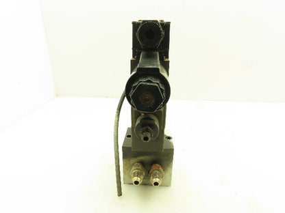 Daikin KSO-G02-3BP-30-NR Hydraulic Directional Solenoid Check Valve Stack 24VDC