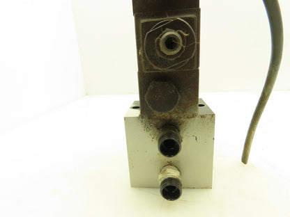 Daikin KSO-G02-3BP-30-NR Hydraulic Directional Solenoid Check Valve Stack 24VDC