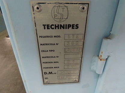 Technipes NTE Belt Feeder Weigh System Bagger Pneumatic Air Powered Flour Salt