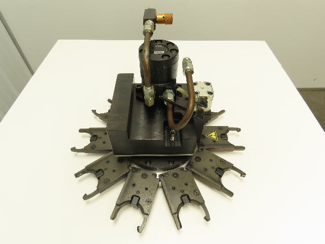 Makino 10-Position CNC Hydraulic Rotary Tool Changer HSK63 CAT40
