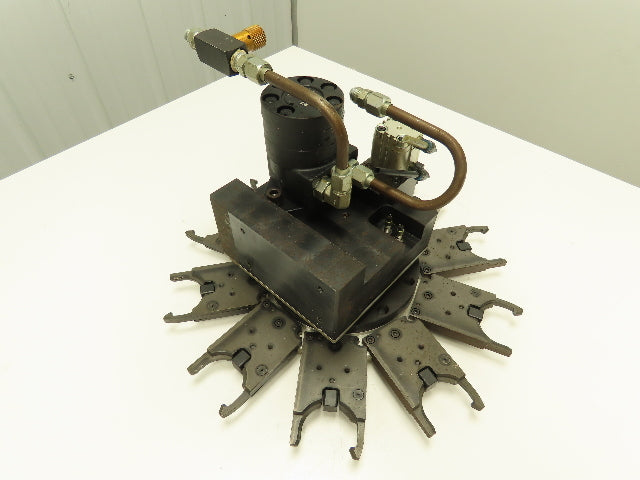 Makino 10-Position CNC Hydraulic Rotary Tool Changer HSK63 CAT40