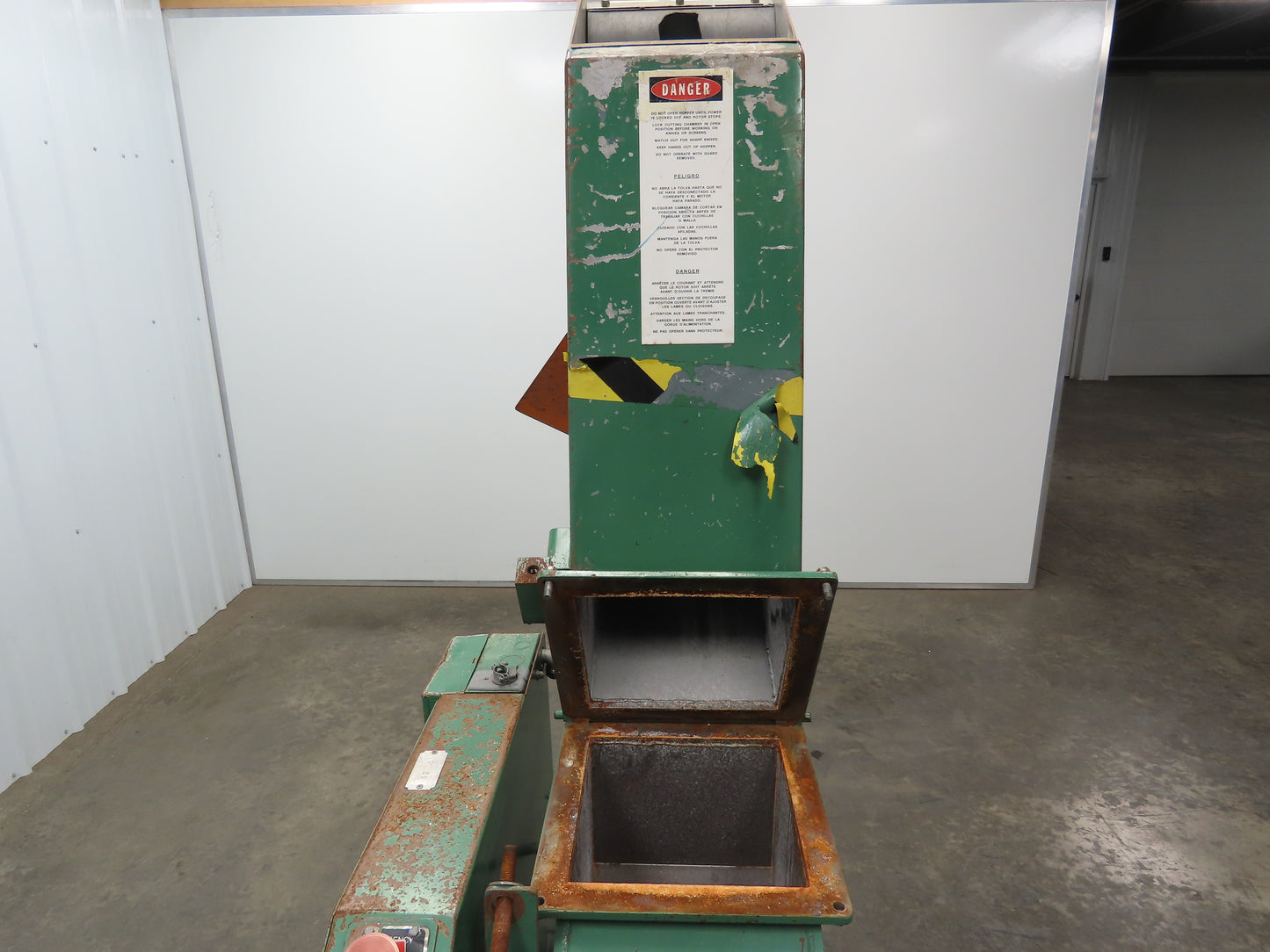 TempTek 1010EM Plastic Granulator Shredder Chipper 7.5HP 230/460V Motor 7.5mm