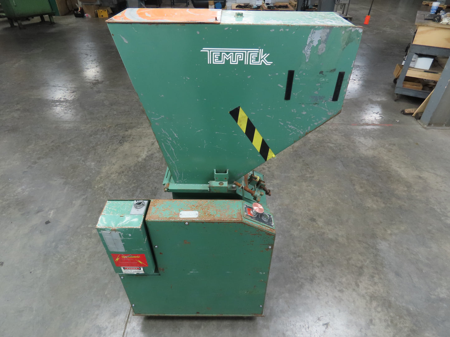 TempTek 1010EM Plastic Granulator Shredder Chipper 7.5HP 230/460V Motor 7.5mm