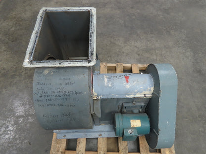 H.K. Porter 15-1206-5 Exhaust Fan Blower 2hp 3PH 2180 CFM SP 3-1/2 Mod 150
