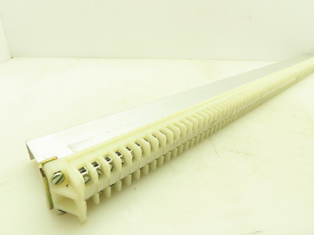 Allen Bradley 1492 Style F White Terminal Block (100 pcs)  36" Aluminum DIN Rail