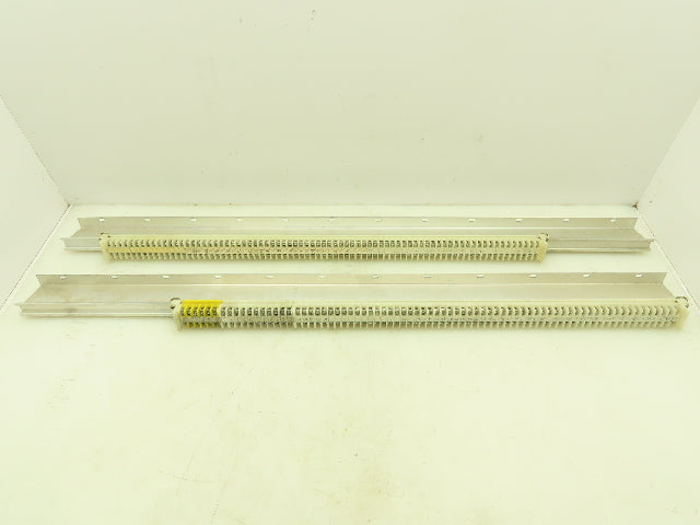 Allen Bradley 1492 Style F White Terminal Block (100 pcs)  36" Aluminum DIN Rail