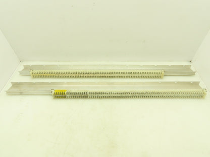 Allen Bradley 1492 Style F White Terminal Block (100 pcs)  36" Aluminum DIN Rail