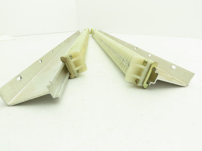 Allen Bradley 1492 Style F White Terminal Block (150 pcs) 36" Aluminum DIN Rail