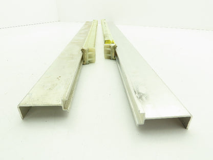 Allen Bradley 1492 Style F White Terminal Block (150 pcs) 36" Aluminum DIN Rail