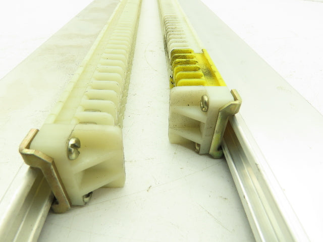 Allen Bradley 1492 Style F White Terminal Block (150 pcs) 36" Aluminum DIN Rail