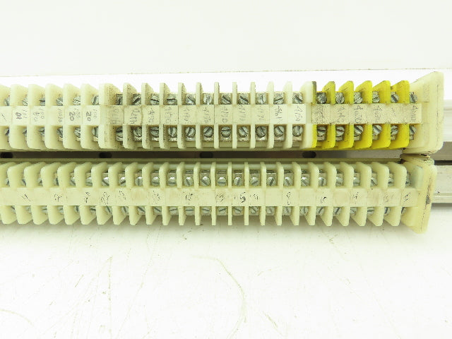 Allen Bradley 1492 Style F White Terminal Block (150 pcs) 36" Aluminum DIN Rail