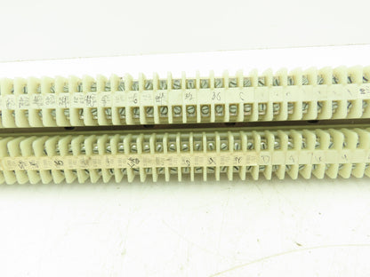 Allen Bradley 1492 Style F White Terminal Block (150 pcs) 36" Aluminum DIN Rail