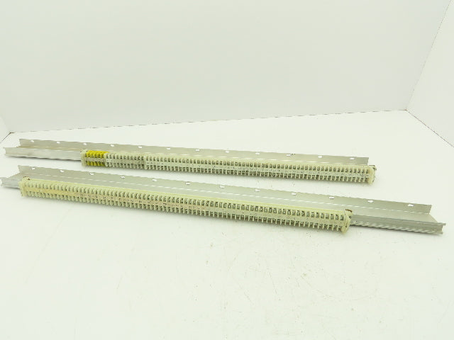 Allen Bradley 1492 Style F White Terminal Block (150 pcs) 36" Aluminum DIN Rail