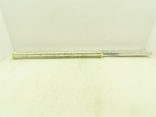Allen Bradley 1492 Style F White Terminal Block (200 pcs)  36" Aluminum DIN Rail