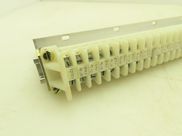 Allen Bradley 1492 Style F White Terminal Block (200 pcs)  36" Aluminum DIN Rail