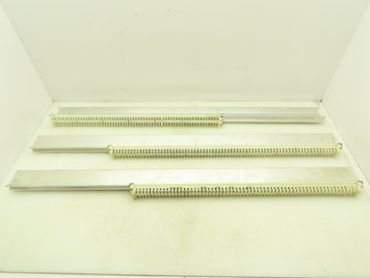 Allen Bradley 1492 Style F White Terminal Block (200 pcs)  36" Aluminum DIN Rail