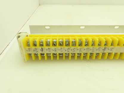 Allen Bradley 1492 Style F Yellow Terminal Block (200 pcs) 36" Aluminum DIN Rail