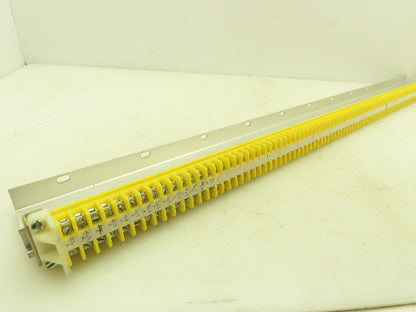 Allen Bradley 1492 Style F Yellow Terminal Block (200 pcs) 36" Aluminum DIN Rail