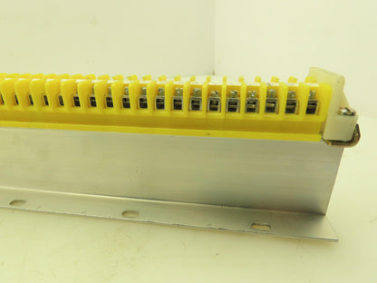 Allen Bradley 1492 Style F Yellow Terminal Block (200 pcs) 36" Aluminum DIN Rail