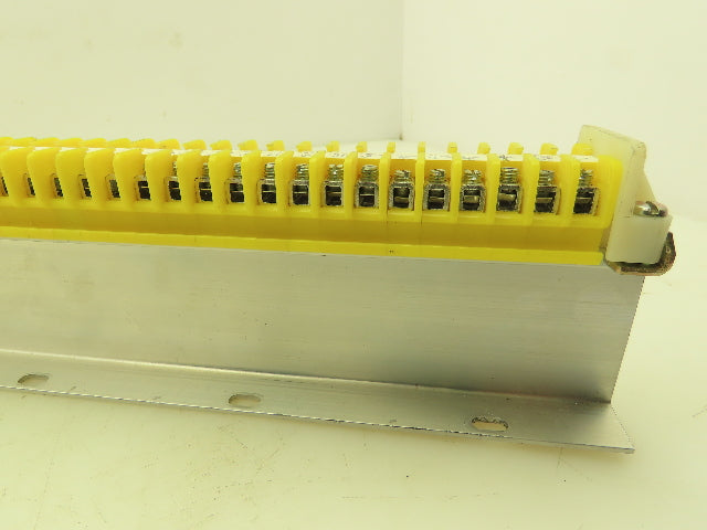 Allen Bradley 1492 Style F Yellow Terminal Block (200 pcs) 36" Aluminum DIN Rail