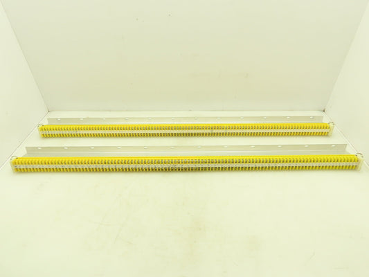 Allen Bradley 1492 Style F Yellow Terminal Block (200 pcs) 36" Aluminum DIN Rail