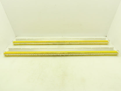 Allen Bradley 1492 Style F Yellow Terminal Block (200 pcs) 36" Aluminum DIN Rail