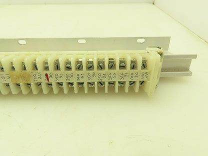 Allen Bradley 1492 Style F White Terminal Block (150 pcs) 36" Aluminum DIN Rail