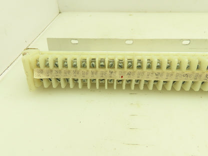 Allen Bradley 1492 Style F White Terminal Block (250 pcs) 36" Aluminum DIN Rail