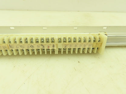 Allen Bradley 1492 Style F White Terminal Block (250 pcs) 36" Aluminum DIN Rail