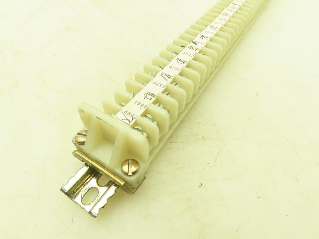 Allen Bradley 1492 Style F White Terminal Block (200 pcs) 15mm Steel DIN Rail