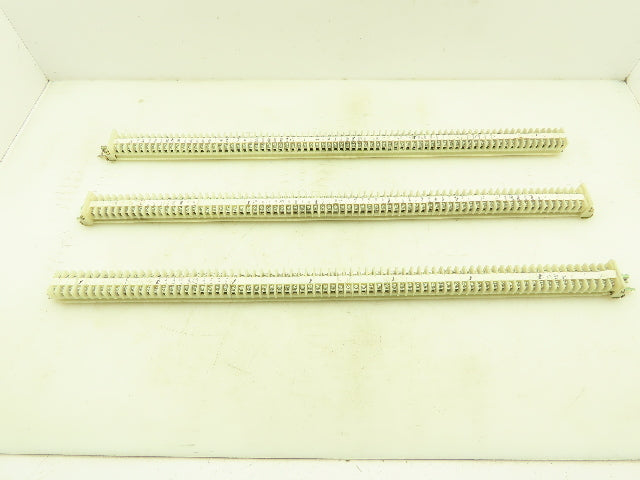 Allen Bradley 1492 Style F White Terminal Block (200 pcs) 15mm Steel DIN Rail