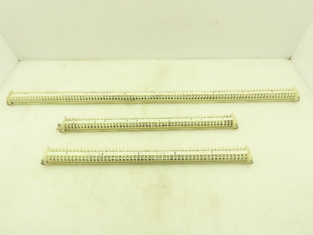 Allen Bradley 1492 Style F White Terminal Block (200 pcs) 15mm Steel DIN Rail