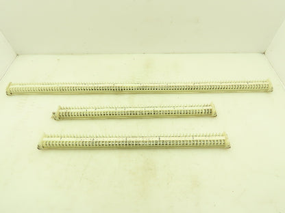 Allen Bradley 1492 Style F White Terminal Block (200 pcs) 15mm Steel DIN Rail